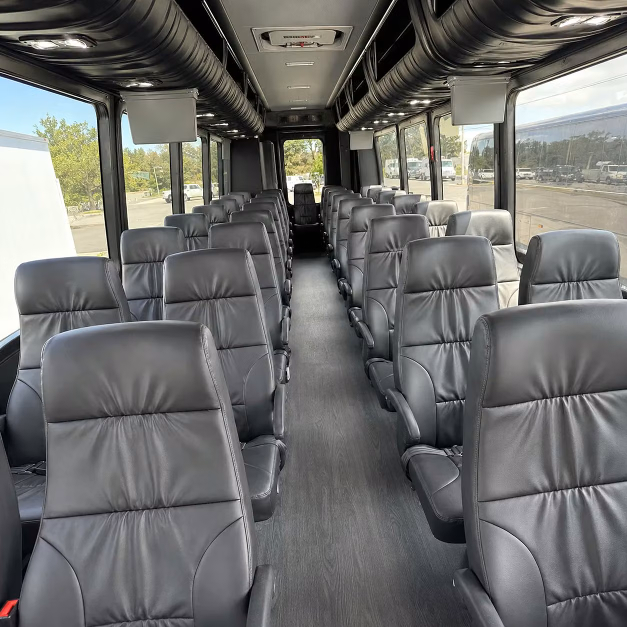 28 passenger minibus interior