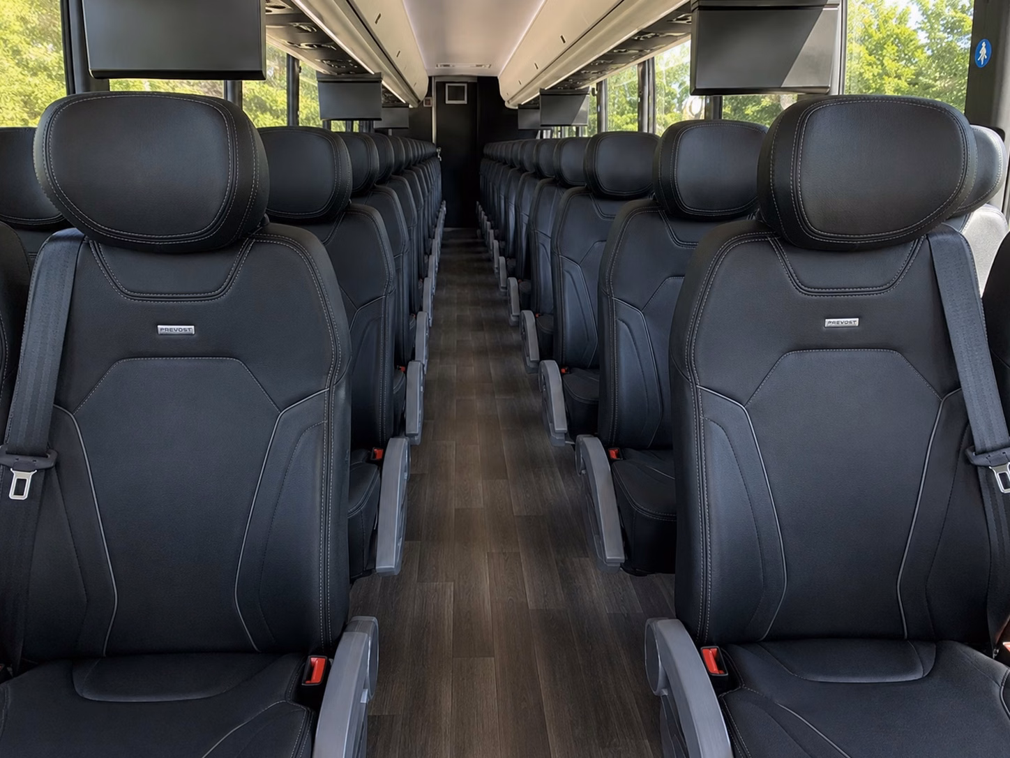 for outdoor ranch and desert venue weddings a charter bus handles the distance