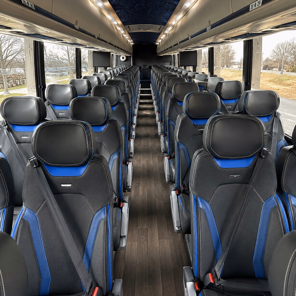 phoenix charter bus interior